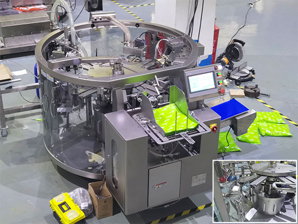 滑嫩牛肉丝包装流水线